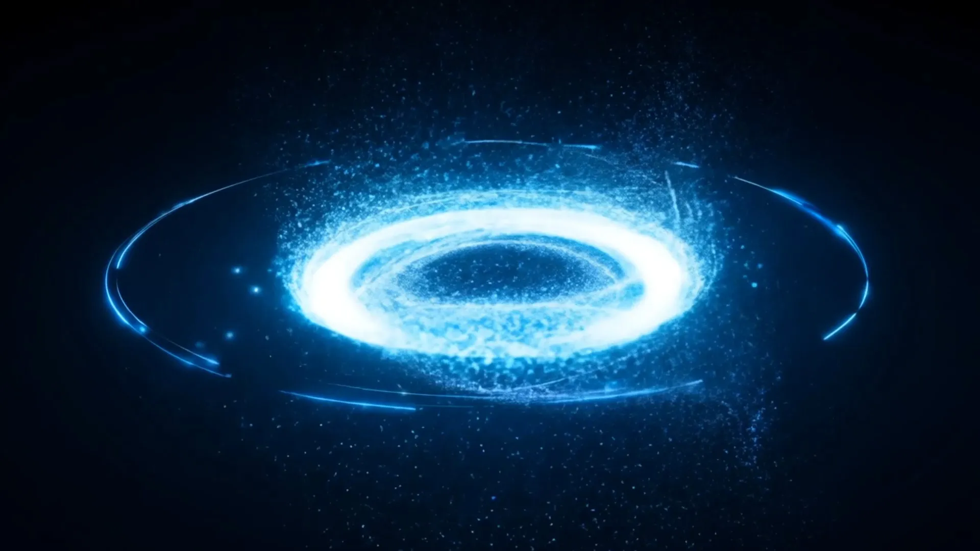 Techno Ring Digital Loop for Sci-Fi Titles Animation